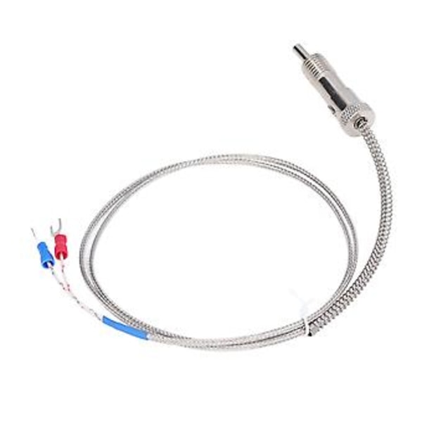 K Typ Termoelement Nickel Silikon Kompressionsfjäder Termoelement för Temperatursensor M12 1m