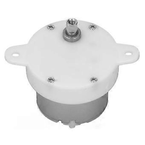 Decelerationsreducerende motor DC 10RPM Høj Torsions Rotary Hastighed Cylinderform med Terminal Mute Gear 6V