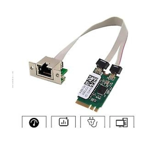 M.2 A+e Key 2.5g Ethernet Lan-kort Rtl8125b Industriel Kontrol Netværkskort Pci Udvidelseskort Netværk A