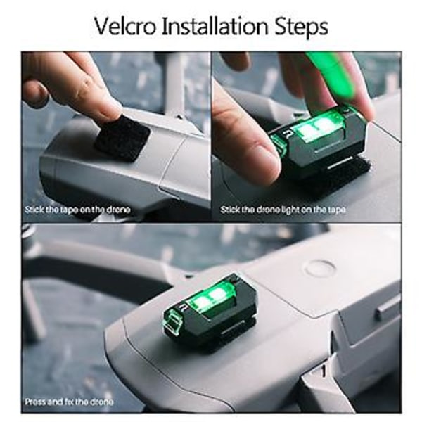 Natflyvnings Stroboskoplys LED Navigationslamper til DJI-Mavic Air2 Anti-Kollision
