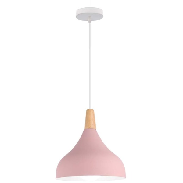 Modern enkel taklampa rosa hängande lampa inomhus ljuskrona