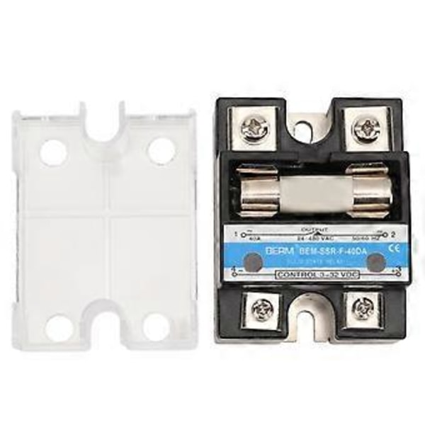 Solid State Relé EMI EFI Fri Lav Overspenning SSR Høy Sensitivitet Overstrømsbeskyttelse Solid State Relé med Sikring