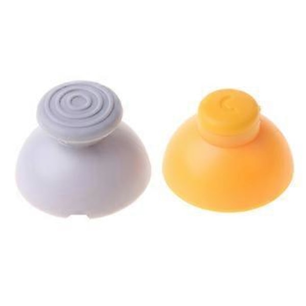 1 Par Tumgrepp Skyddskåpor Joystick för Fodral Passar NGC Gamecube Controller Tumspak för Fodral för Grå Y
