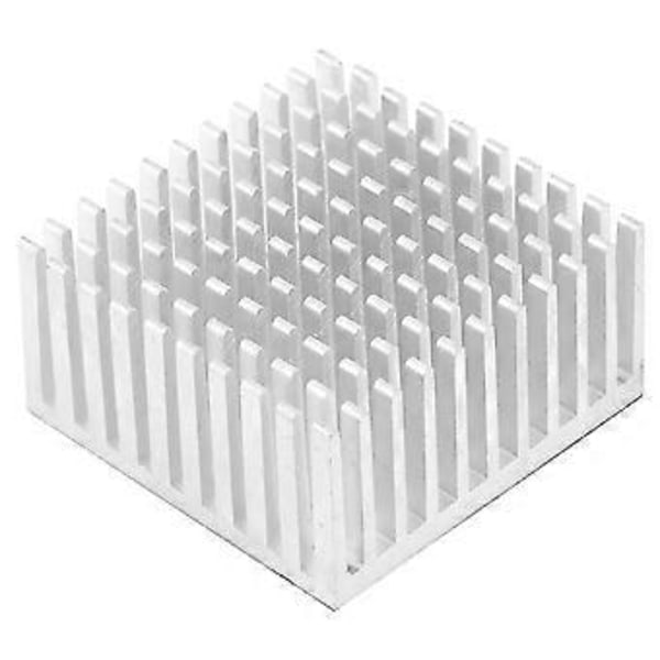 5 STK Aluminium Køleplade Modul Køleplade Kølefinne Radiator Køler Finne til Ventilator PCB Board 40 x 20 x 40mm Sølv