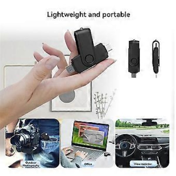 Typ C SD TF-kortläsare Höghastighets USB 3.0 SD TF Smart Minneskortläsare Adapter för PC Mobiltelefon Laptop