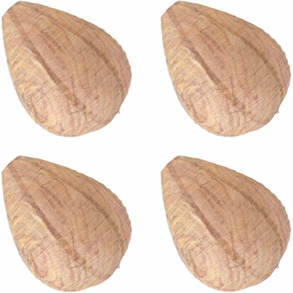 4 stycken getingbon, hängande lockfågel falskt getingbo papper säker lockfågel falsk fälla effektivt miljövänligt papper getingbo för trädgård