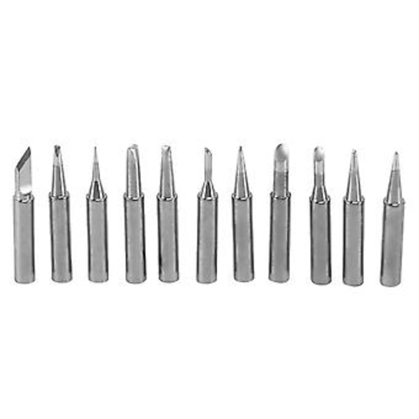 11 Delar Lödkolvsspetsar Kit 900m-t För Lödstation Verktyg 900m 936 937 907