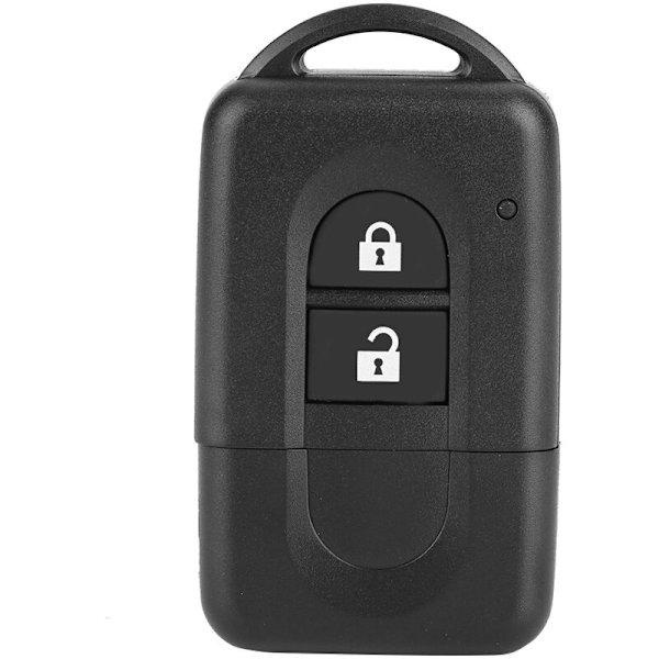 2 knapper ABS bilnøkkel fjernkontroll smart nøkkel deksel skall passer til Nissan