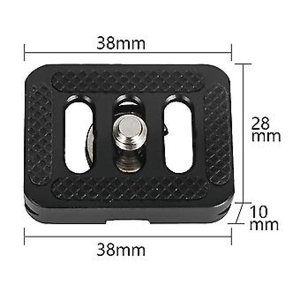 Hurtigutløserplate for Sirui stativ med C-10, c-10x, e-10, e-20 kulehoder og for 3t-35r/t005 Serie