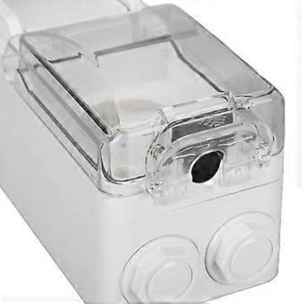 IP66 Vanntett Stikkontakt ABS Skall Vippebryter Uttak Kombinasjon Fransk Standard 250V 16A