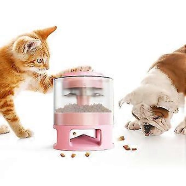 Hundleksak Rolig Foderautomat Rund Rosa