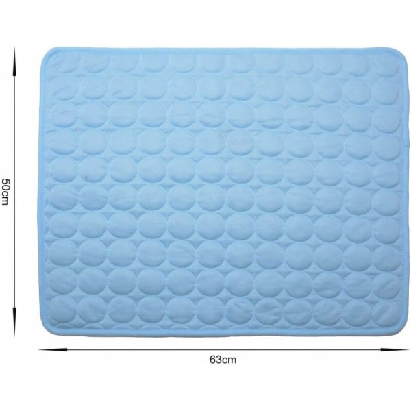 Dog Cooling Mat, Cat Cooling Mat, CoolCore Cooling Pad for Cats and Dogs, Non-Toxic, Blue, m-Fei Yu