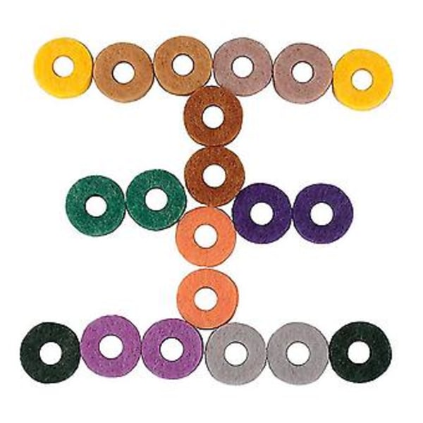 10 st/förpackning Cymbal D Filt Pad Ersättning Rund Mjuk För Trumset Cymbaler (om