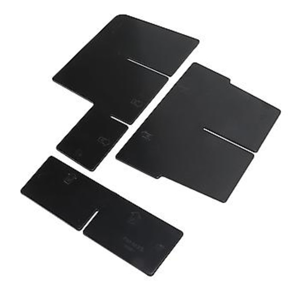 Midterkonsol Bakke Divider, 3 STK Midterkonsol Organizer Armlæns Opbevaringsbakke Divider Armlæns Opbevaringsboks Divider Fremtidssikret Design