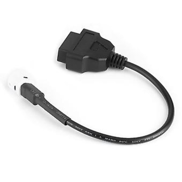 Diagnostisk kabel, 3-benet til OBD2 Diagnostisk kabel til Yamaha OB Scanner Kabelkvalitet du kan stole på