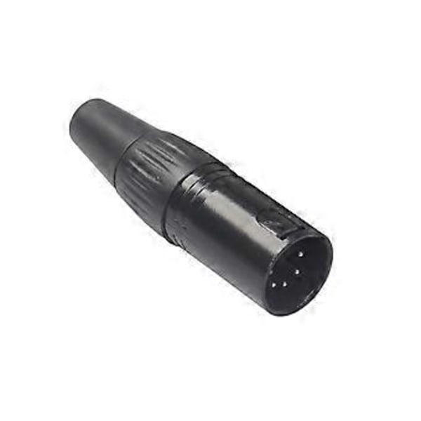 10 stk. 5-pinners XLR DIY-plugg for DIY-sveising av forskjellige lydkabler, mikrofonkabler, Dmx-kabler XLR 5-pinners hann