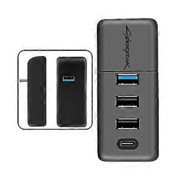 Usb Splitter Hub Dockingstation Telefonoplader Til Biltilbehør