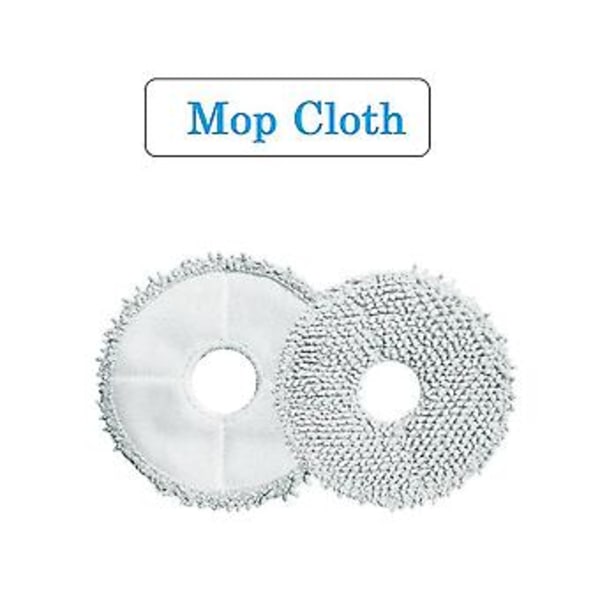 8 stk. moppekluter for L10s Ultra S10 S10 Pro S20 støvsuger