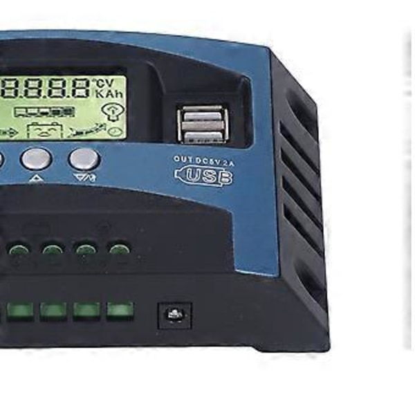 Solar Charge Controller MPPT Sporing Opladning Realtids Digital Display Solar PV Charge Controller 12V 24V 80A