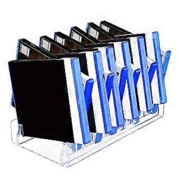 CD-holder 2-pakning, klare akryl CD-organisatorer, CD-displaystativ for mediehyller, lagring og organisering