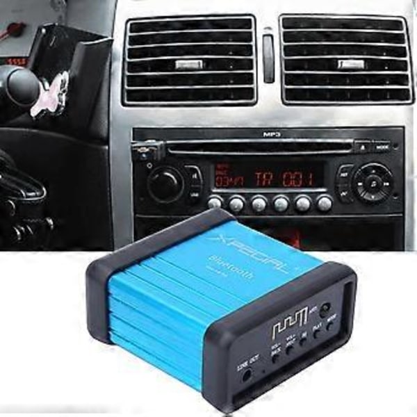 HF54 Forforstærker Audio Receiver Box Kompatibel med Bluetooth TF Kort USB Dekodning Afspilning med Fjernbetjening