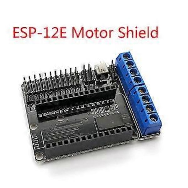 Tib Nodemcu Moottorisuojakilpi L293d Esp-12e:lle Esp8266 Esp 12e Kit Diy Rc Lelu Wifi Rc Älyauto Kaukosäädin