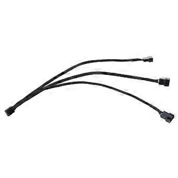 Bundkort 1 til 3 port PWM Fan 3 Pin Køleventilator Hub Forlænger Splitter Kabel