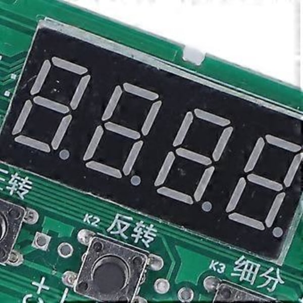 Stepper Motor Kontrollerkort Programmerbar Hastighetskontroll Stepping Drive Puls med Jumperledning
