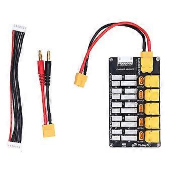 Lipo Batteriladdningskort Parallell XT30 XT60 Kontakt 26S Litiumbatterier för IMAX B6 Laddare