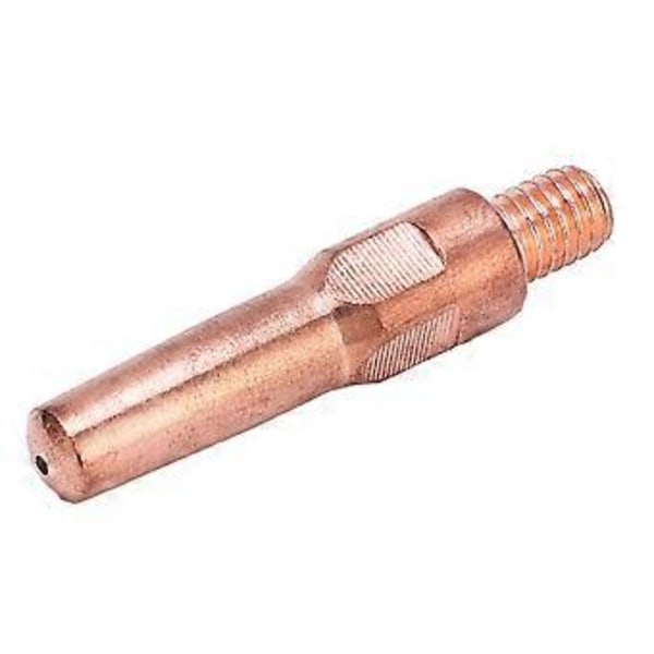 10 stk. kontakttupp kobberledende dyser sveiselykt forbruksmateriell 8,8x40x1,2 mm