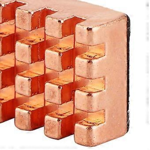 10 st P15x5x10 Mässingskylfläns med Termisk Tejp CPU Kylflänsar Kylare