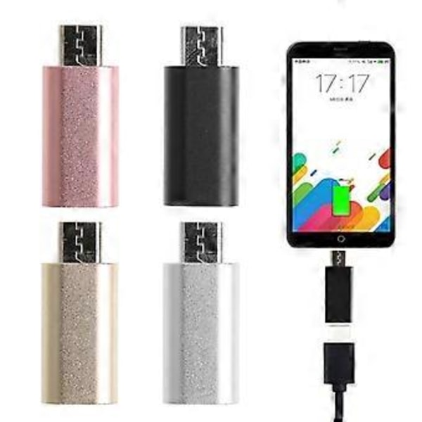 8-Pin för Lightning Hona Till Micro USB Hane Adapter Konverterare För Androids Phon