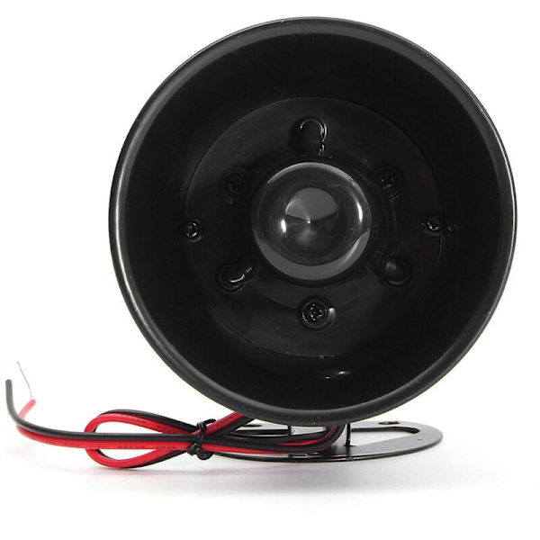 12V 20W Auton Kuorma-auton RV Ilma Sähkö Sireeni Kaiutin Van PA Kova Ääni Hälytys