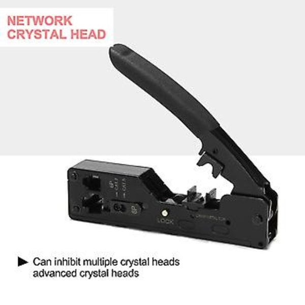 Puristustyökalu Cat7 Cat8 Rj45 Cat5 Cat6 -kaapelille Rj11 6p puhelinkaapelipihdit