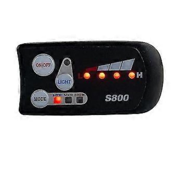 Elektrisk Cykel 36v48v S800 Led Lcd Meter Kontrolpanel Display Til Ebike Controller 5 Pin Vandtæt