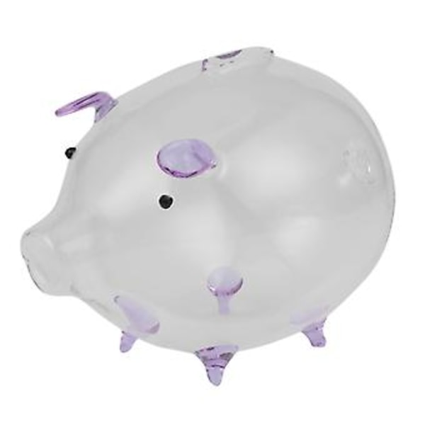 Gris Spargris Mina Lådor Sparbössa Söt Transparent Glas För Ldr