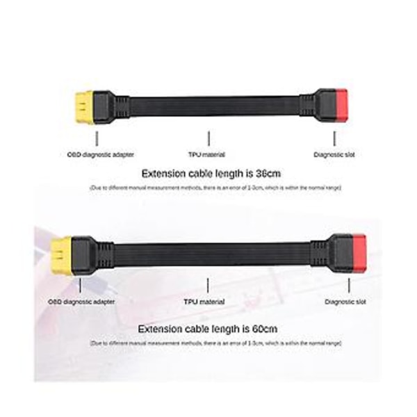 Pro3s+ Förlängningskabel Obd Bluetooth Kontakt Förlängningskabel Bildetektor X431obd 60cm
