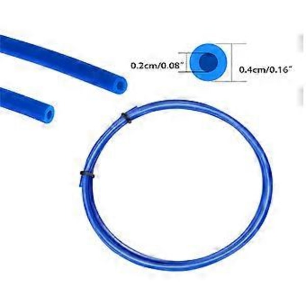 för 3D-skrivare Extruder Filamentmatare Capricorn Premium PTFE-slang Pneumatiska kopplingar Metallbäddsfjädrar Kit