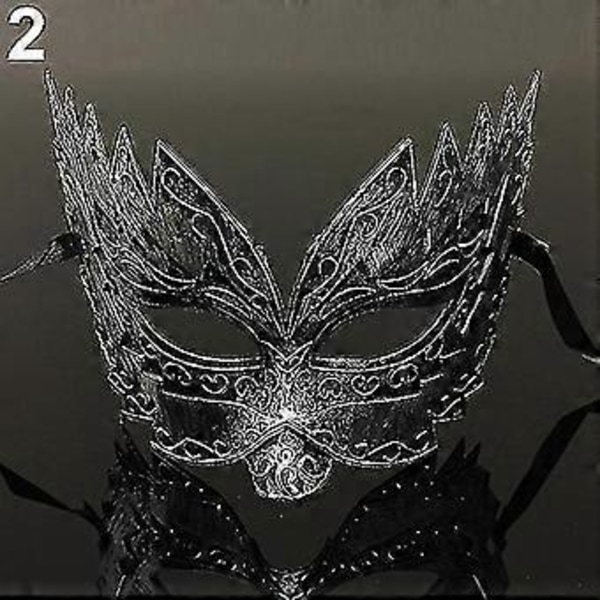 Halloween Kostym Maskerad Romersk Gladiator Maskerad Mask Ögonmask
