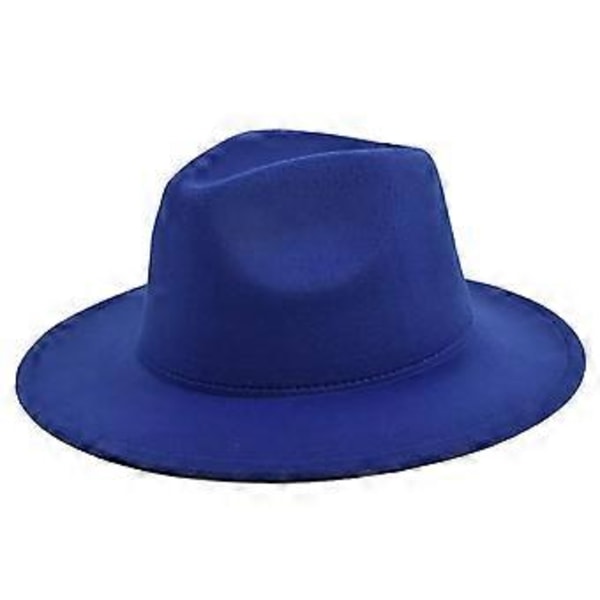 Muodikas jazz-hattu villahattu naisten kevät- ja syys-talvi villa retro iso lierihattu musta silinterihattu eurooppalainen ja amerikkalainen jazz-hattu