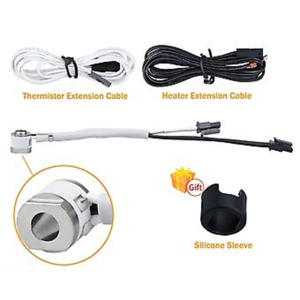 Hotend Värmeblock Kit 300C Högtemperaturtåligt Värmeblock