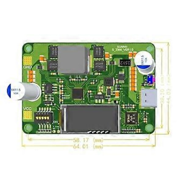 IP6557 Snabbladdningsmodul PD3.1 Högeffekt 140W Buck-Boost Snabbladdningsmodul Telefonladdningsmodul, B