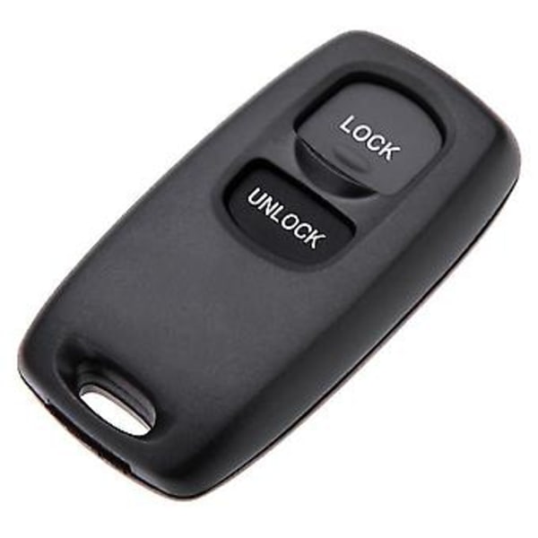 Uskåret nøgleerstatning 2 knappers nøglefri adgang fjernbetjening nøgle fob S etui og knap pad kompatibel Wi