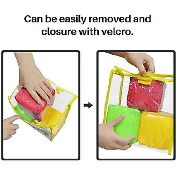 DIY Opettavainen Leikkinoppa, valokuvataskuvaahtomuovipino Bs-setti, 4 kpl