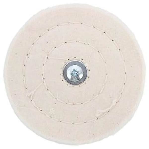 4 tommer 100 mm stofpoleringsmoppehjul til boremaskine/batteridrevet boremaskine poleringssliber