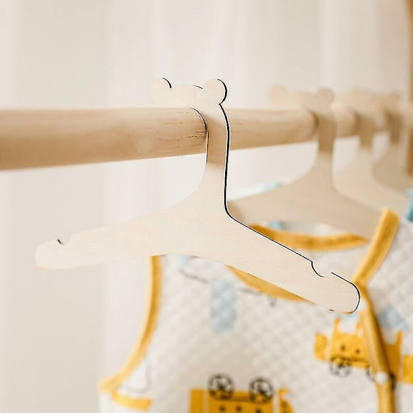 5 st baby trä galgar hem barn rum dekor