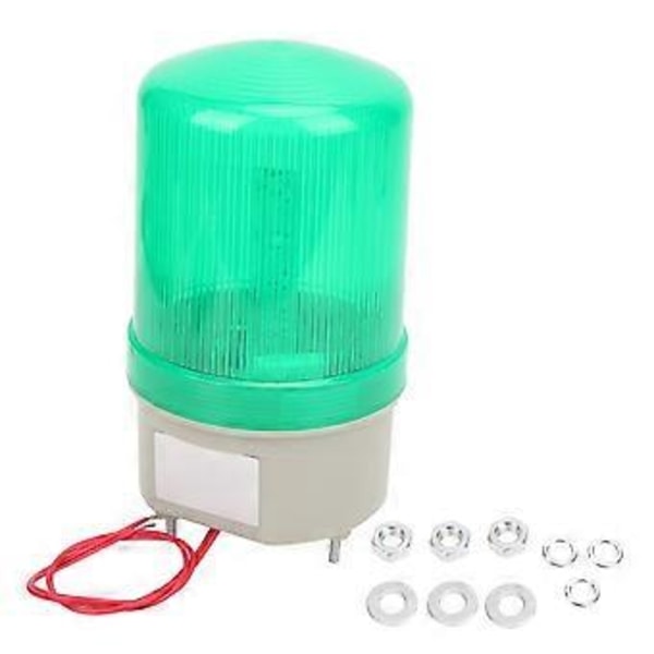 BERM Advarselslampe LED Lampeperle Roterende Skinnende Industriindikator 24V DC BEM1101Grøn
