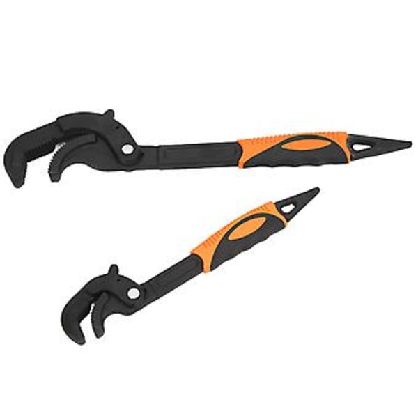 2-pack Självjusterande Skiftnycklar, Snabb Power Grip Rörtång, Universell Multifunktion för Båt & Husbil, Hållbara Handverktyg