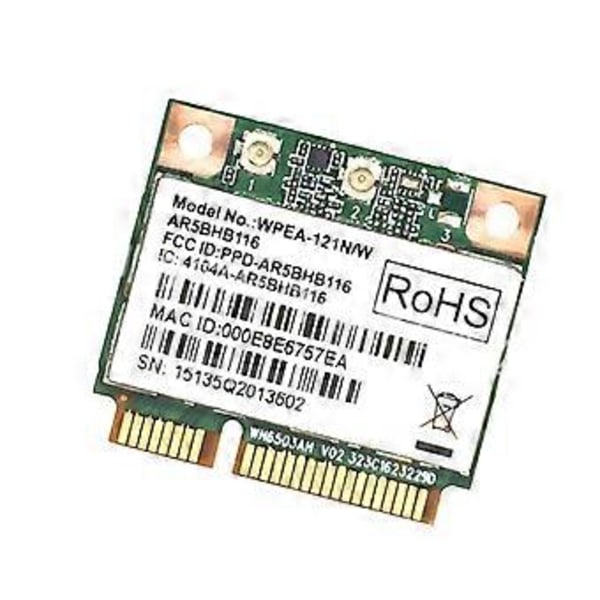 AR5BHB116 WiFi Trådløst Nettverkskort AR9382 Mini PCI-E WIFI Kort 802.11a/b/g/n 300Mbps 2.4/5Ghz Dual-Band