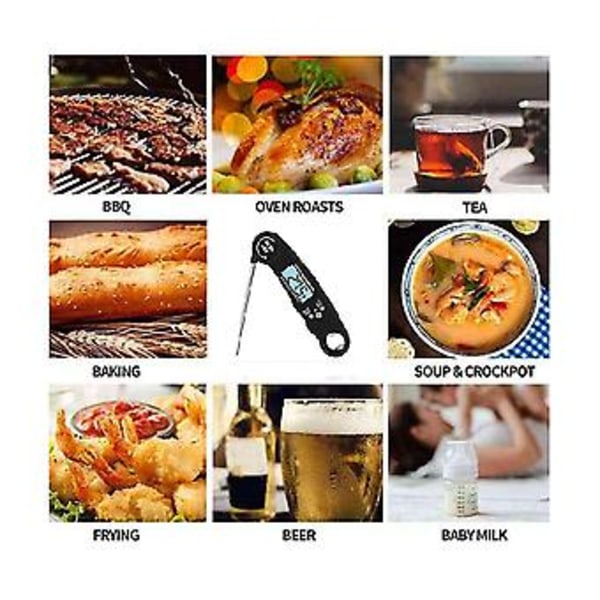 Kött, Läs, Digital Mat, Bakre LCD-Skärm Vikbar Sond